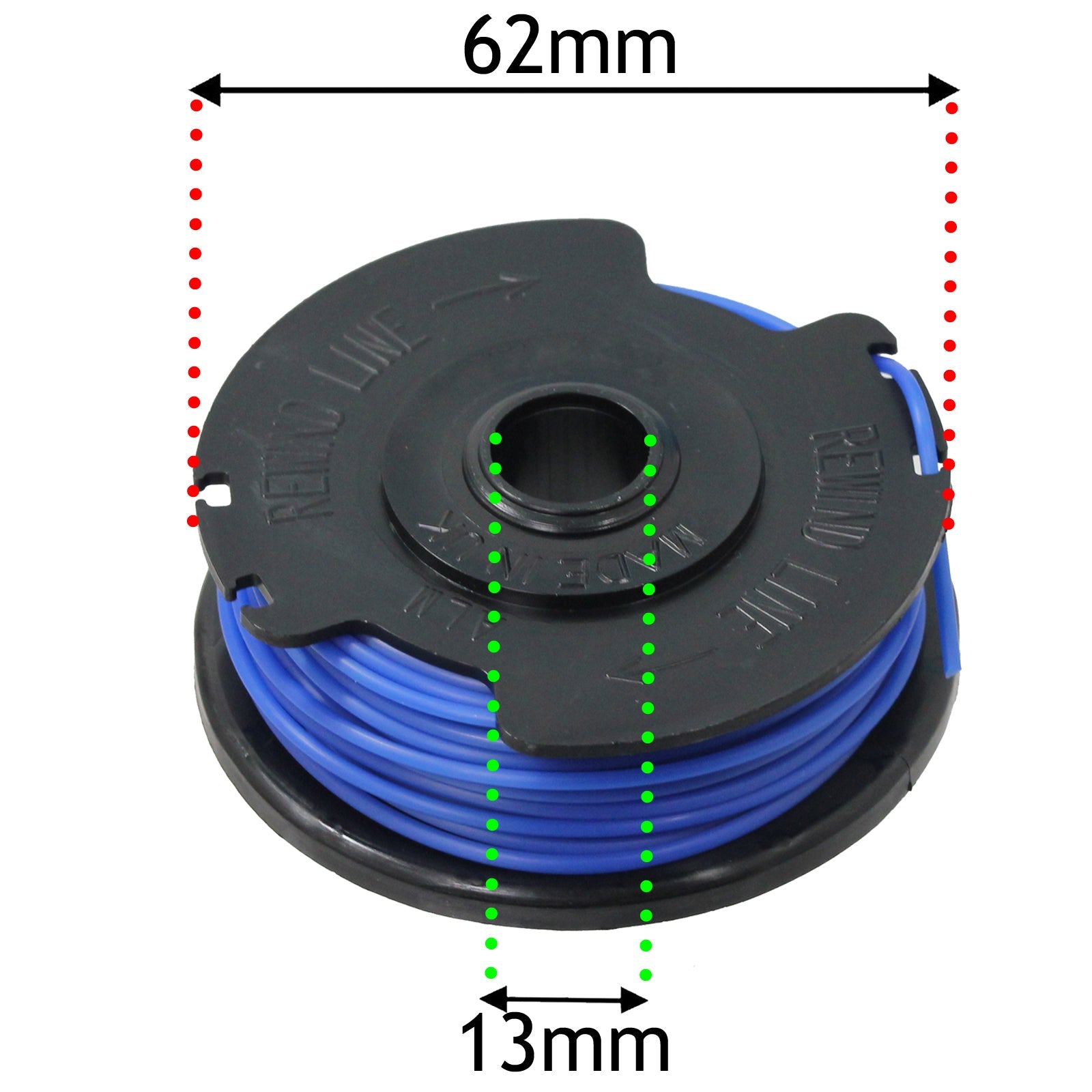 Strimmer Line Spool Cap for Flymo Contour XT 18v 20V Li 500XT 24v Trimmer x 2