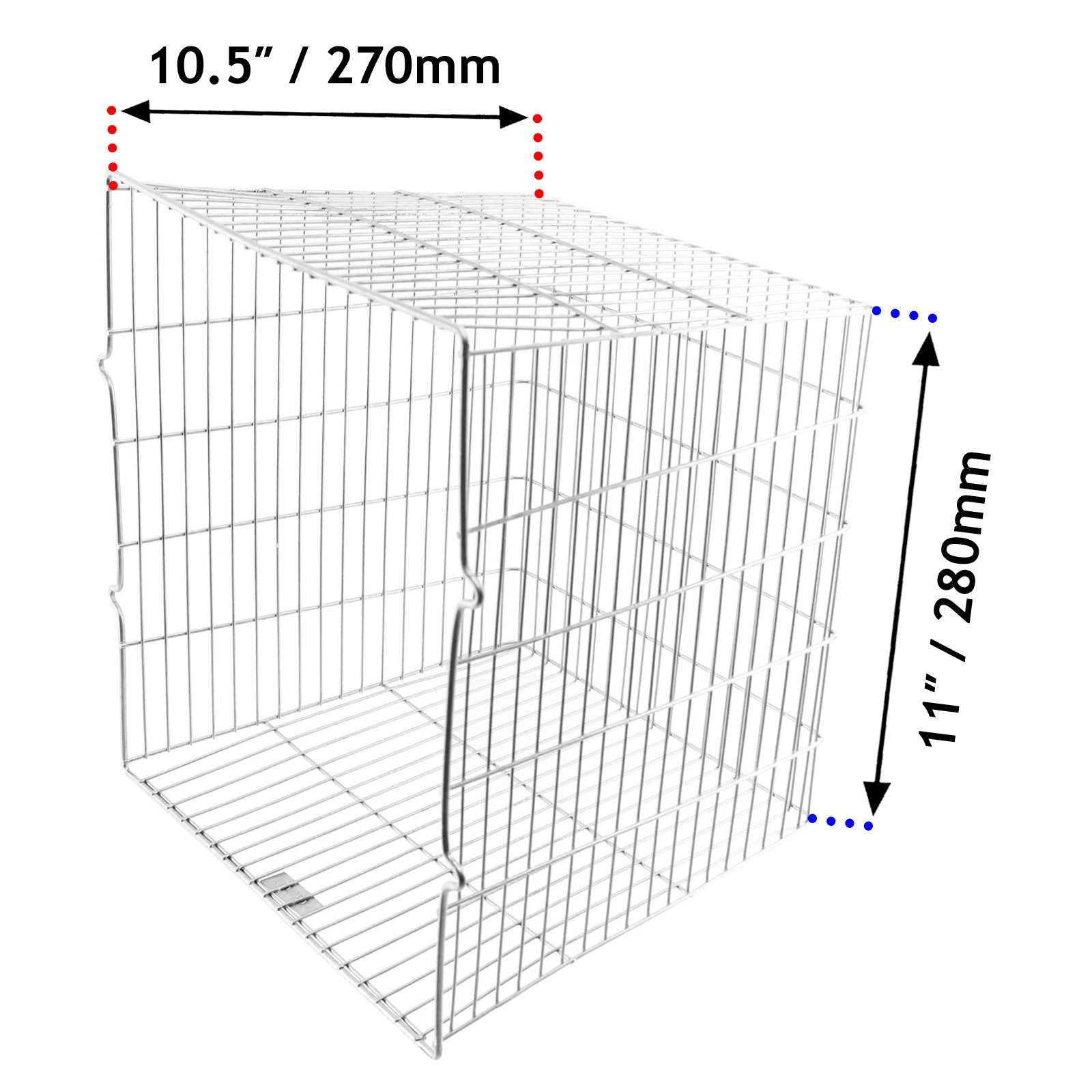 UNIVERSAL Terminal Guard Square Boiler Flue Cage Zinc Coated (11'' x 10'' x 10.5'')