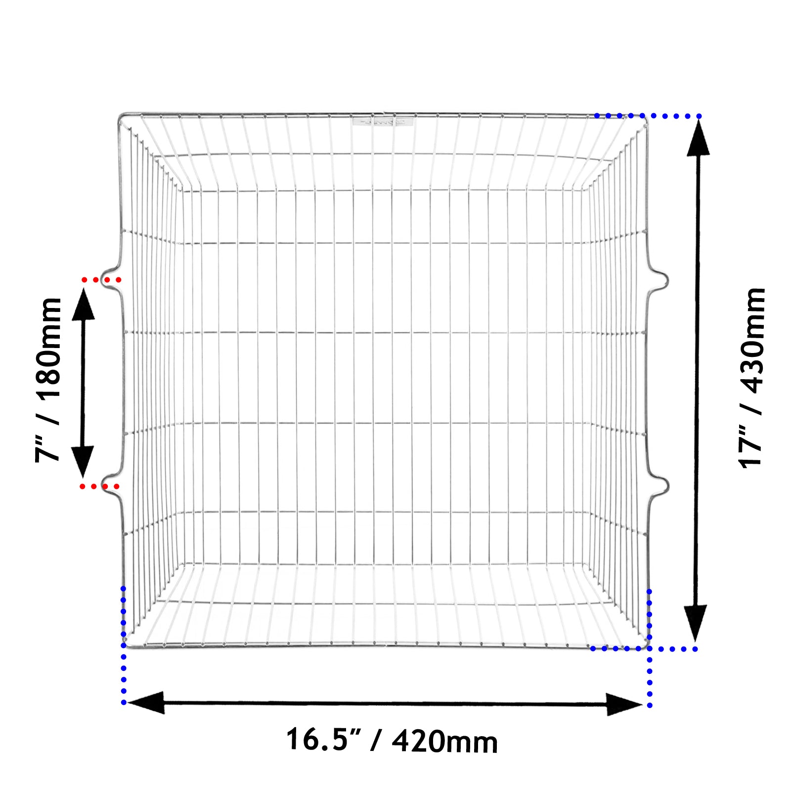 UNIVERSAL Terminal Guard Square Deep Boiler Flue Cage Zinc Coated  (14'' x 14'' x 7'')