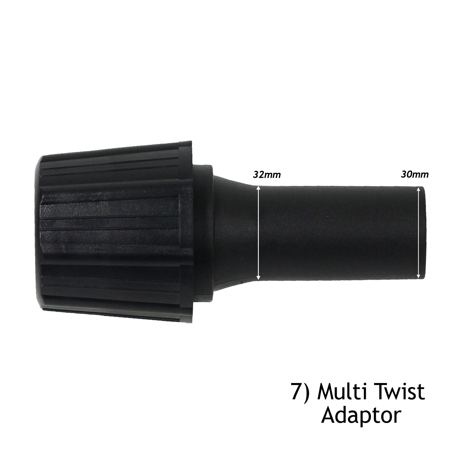 Sander Planer Dust Extraction Power Tool Adapters, Compatible with KARCHER Vacuum Cleaners (Pack of 7, 26mm, 30mm, 32mm, 35mm, 38mm)
