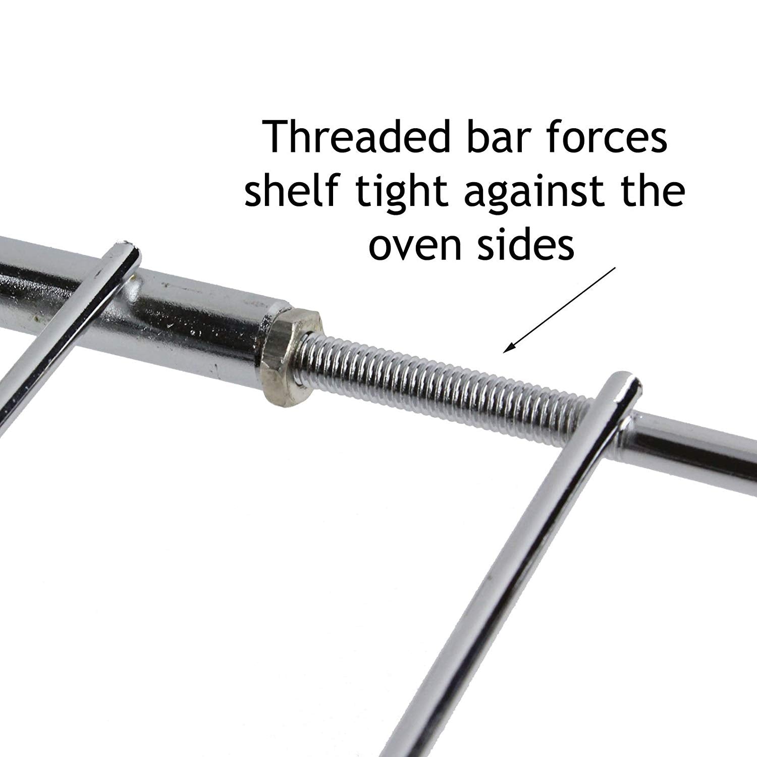 Adjustable Extendable Shelf for Candy Oven Cooker (310 x 360-590mm, Pack of 2)