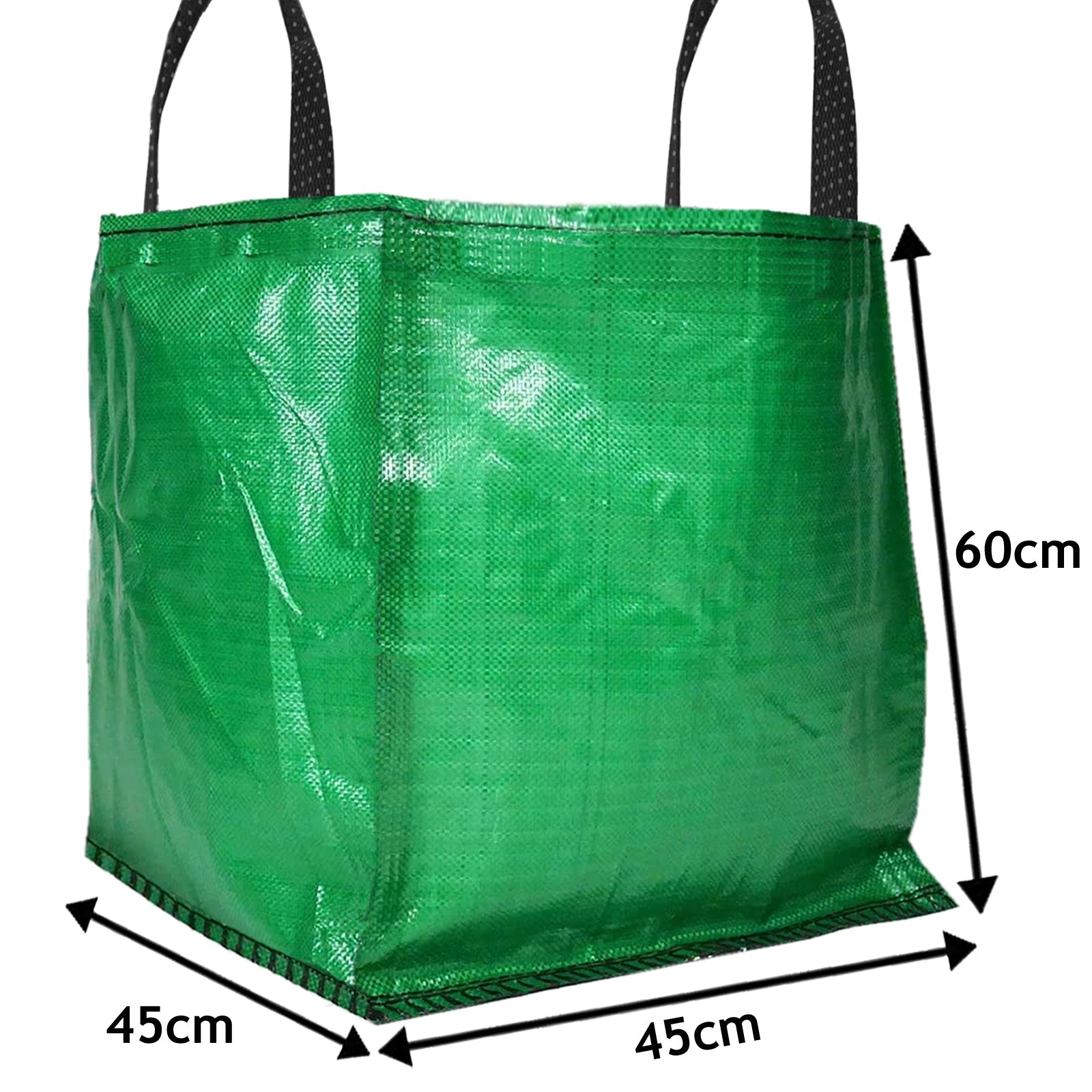 Large Garden Waste Recycling Tip Bags Heavy Duty Non Tear Woven Plastic Sack x 3