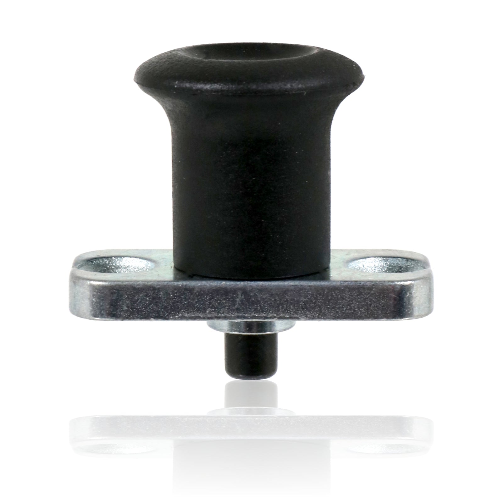 6mm Index Plunger with Fixing Flange Plate and Rest Position Zinc Plated Steel