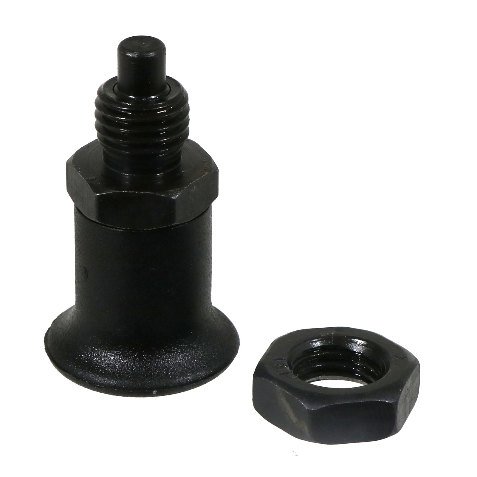 M12 Index Plunger Spring Loaded Retractable Locking Pin Blackened Steel