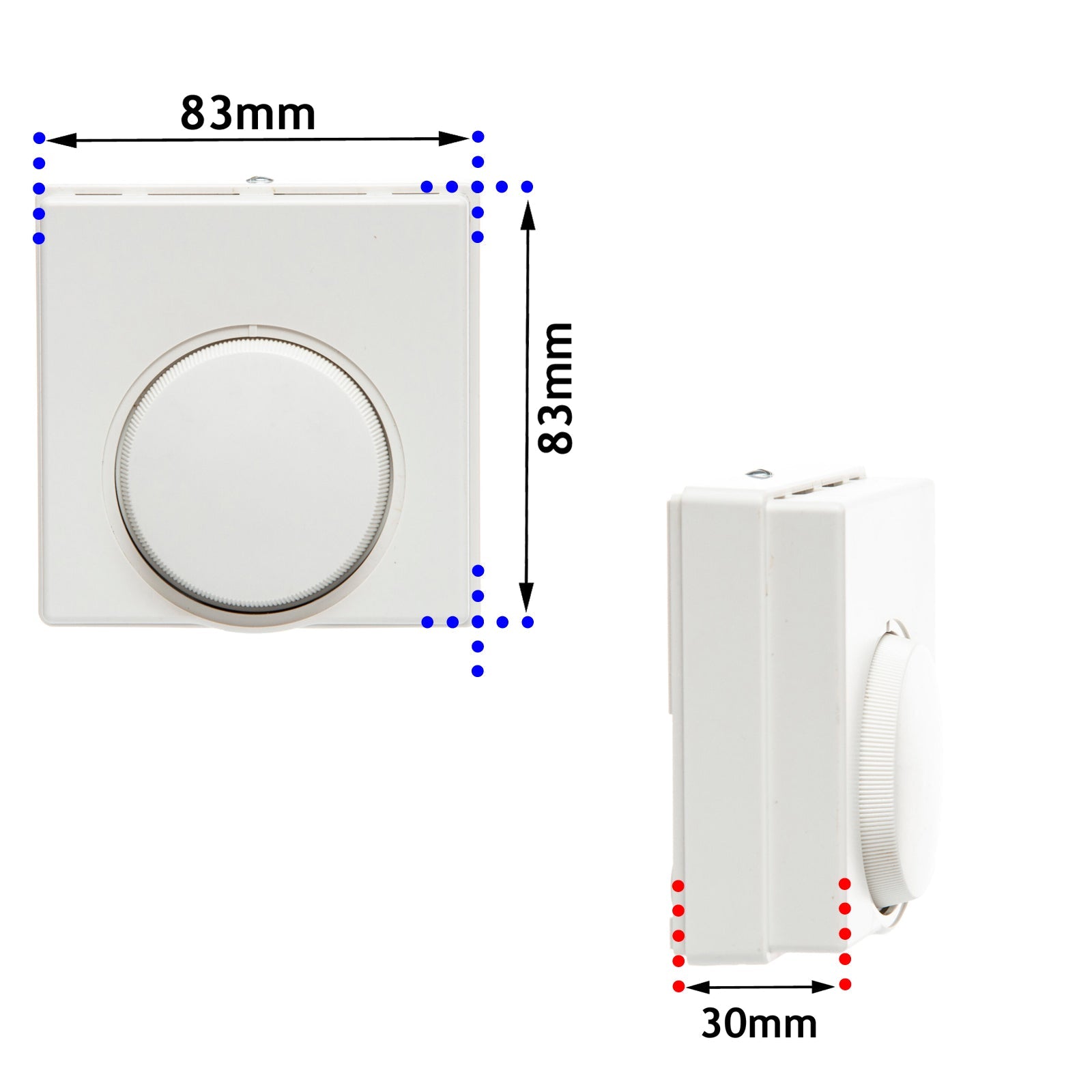 TOWER Thermostat Tamper Proof Combi Boiler 10 - 30°C Temperature Switch Dial