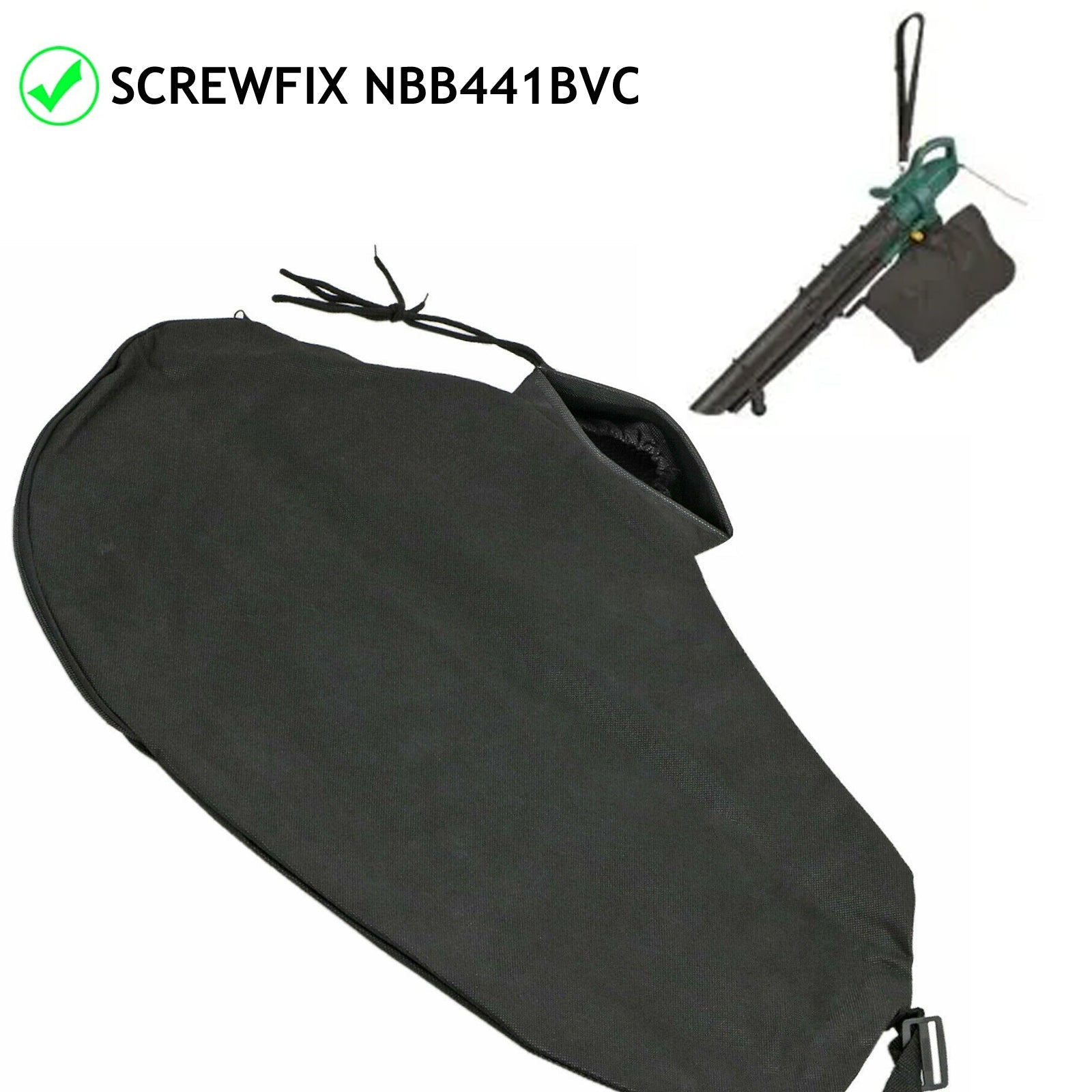 Debris Collection Bag Sack for SCREWFIX NBB441BVC Garden Vac Leaf Blower Vacuum x 2