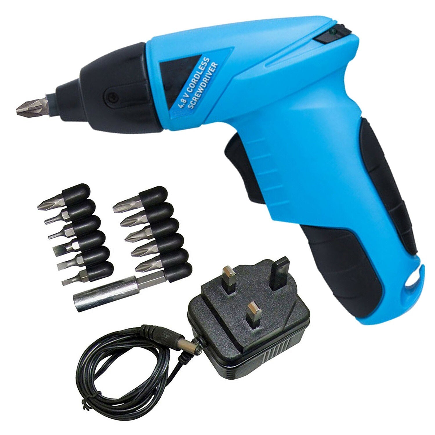 Mini Cordless Rechargeable Electric Screwdriver & 20 Pocket Double Tool Belt