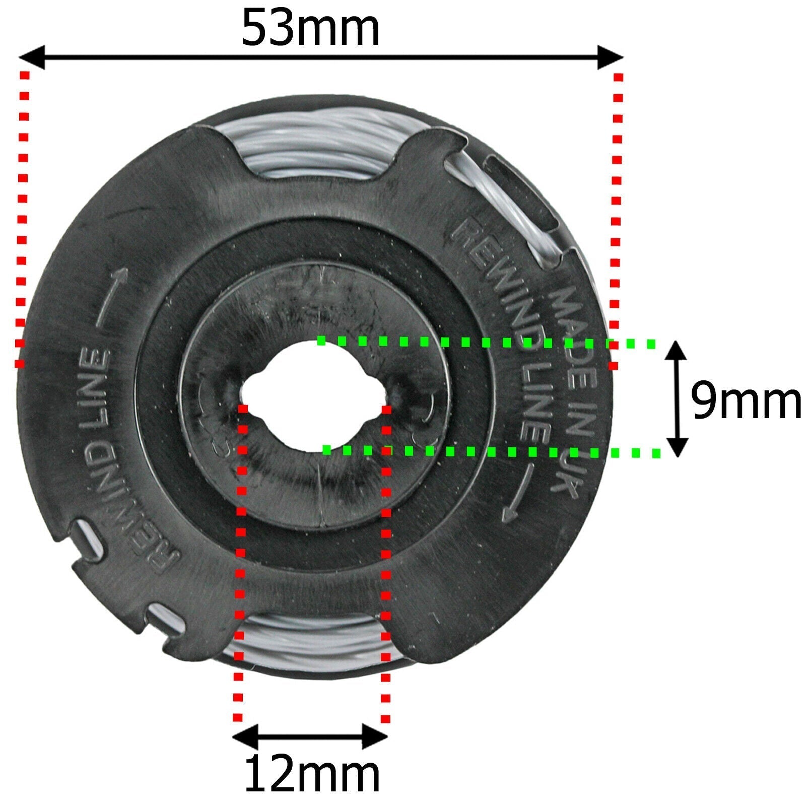 Strimmer Spool Line Feed for BOSCH ART 23 SL ART 26 SL Trimmer