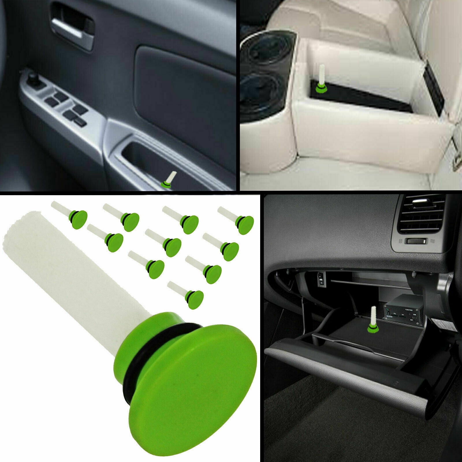 Car Air Freshener Sticks Floral Scented Van Vehicle Glove Box Side Door 12 Pack