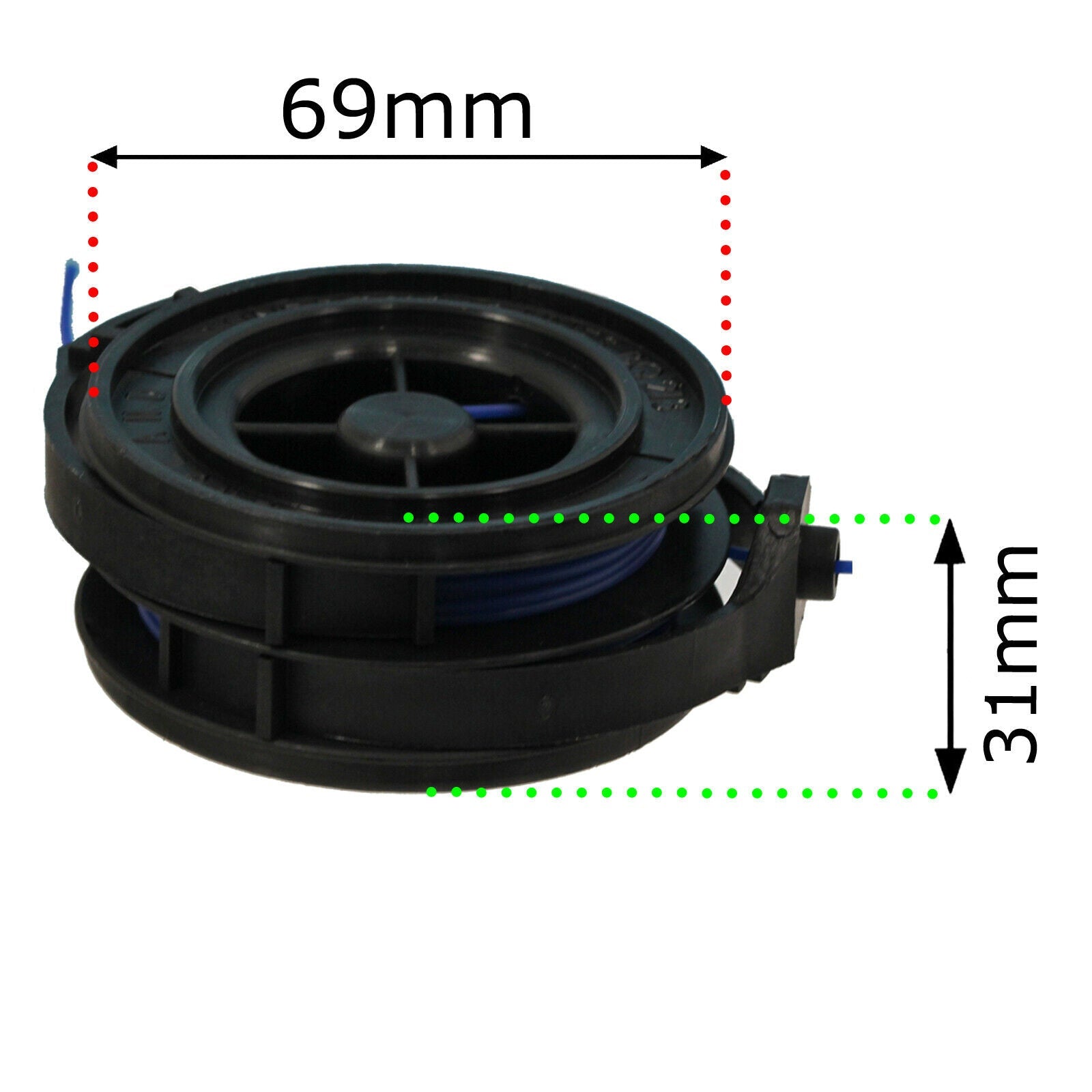 Strimmer Line Spool for BOSCH ART30D ART30DF ART30GSD ART30GSDV Trimmer x 3