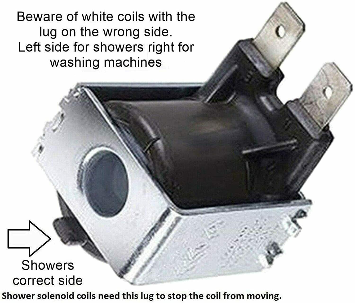 Compatible with MIRA Shower Elite Sport Sprint Go Extreme Jump Solenoid Coil + Burst Disc Seal