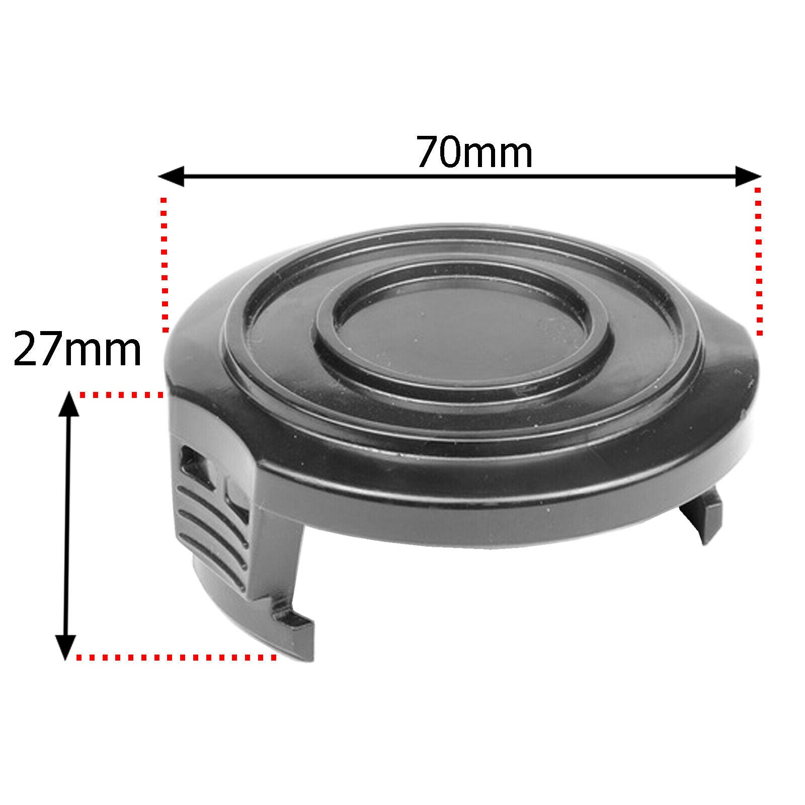 2.5m Cord Line Spool & Cover for SPEAR & JACKSON S3525ET Strimmer Trimmer x 2