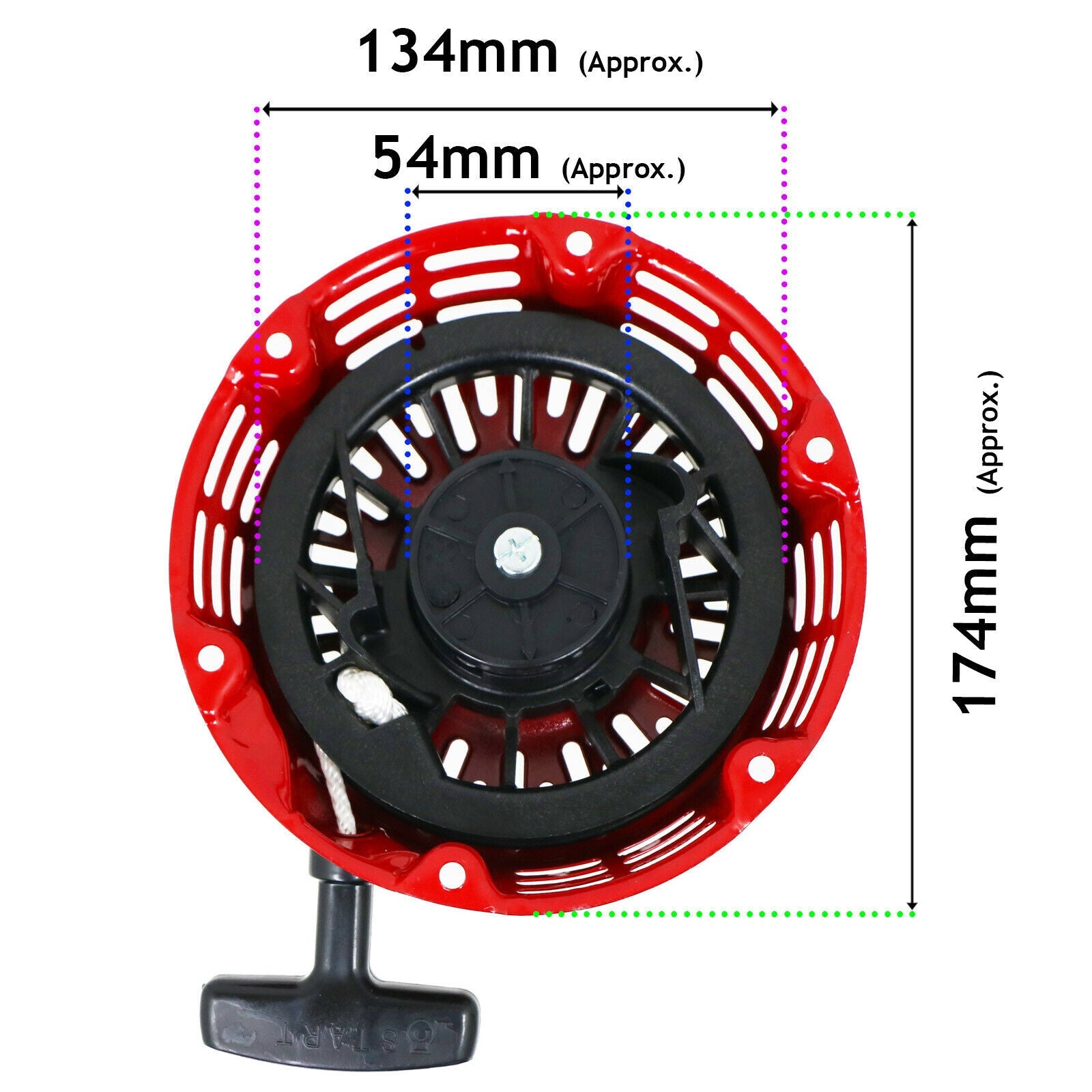 Recoil Starter for HONDA GX110 GX120 GX140 GX160 GX200 Pull Cord Start Engine