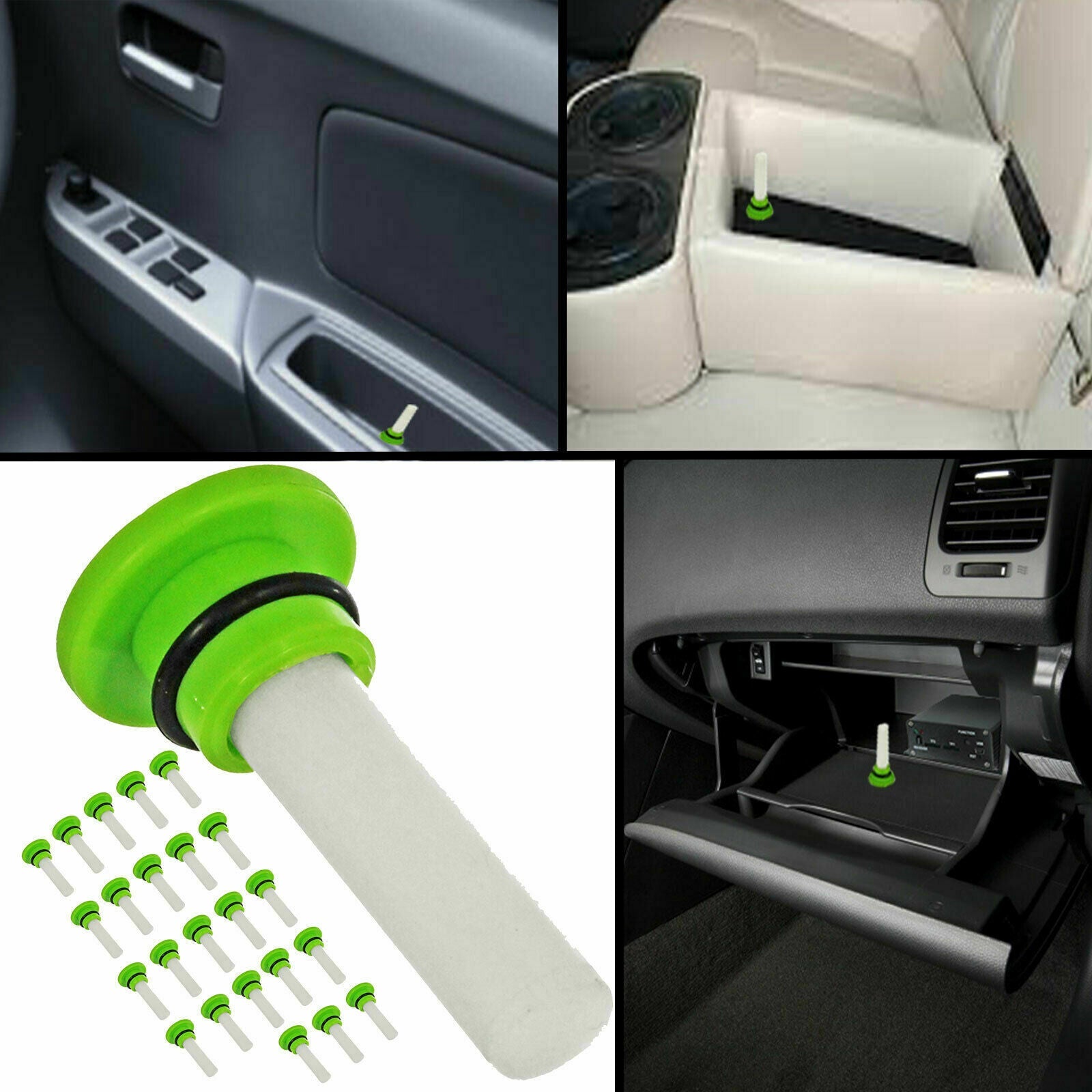 Car Air Freshener Sticks Floral Scented Van Vehicle Glove Box Side Door 18 Pack
