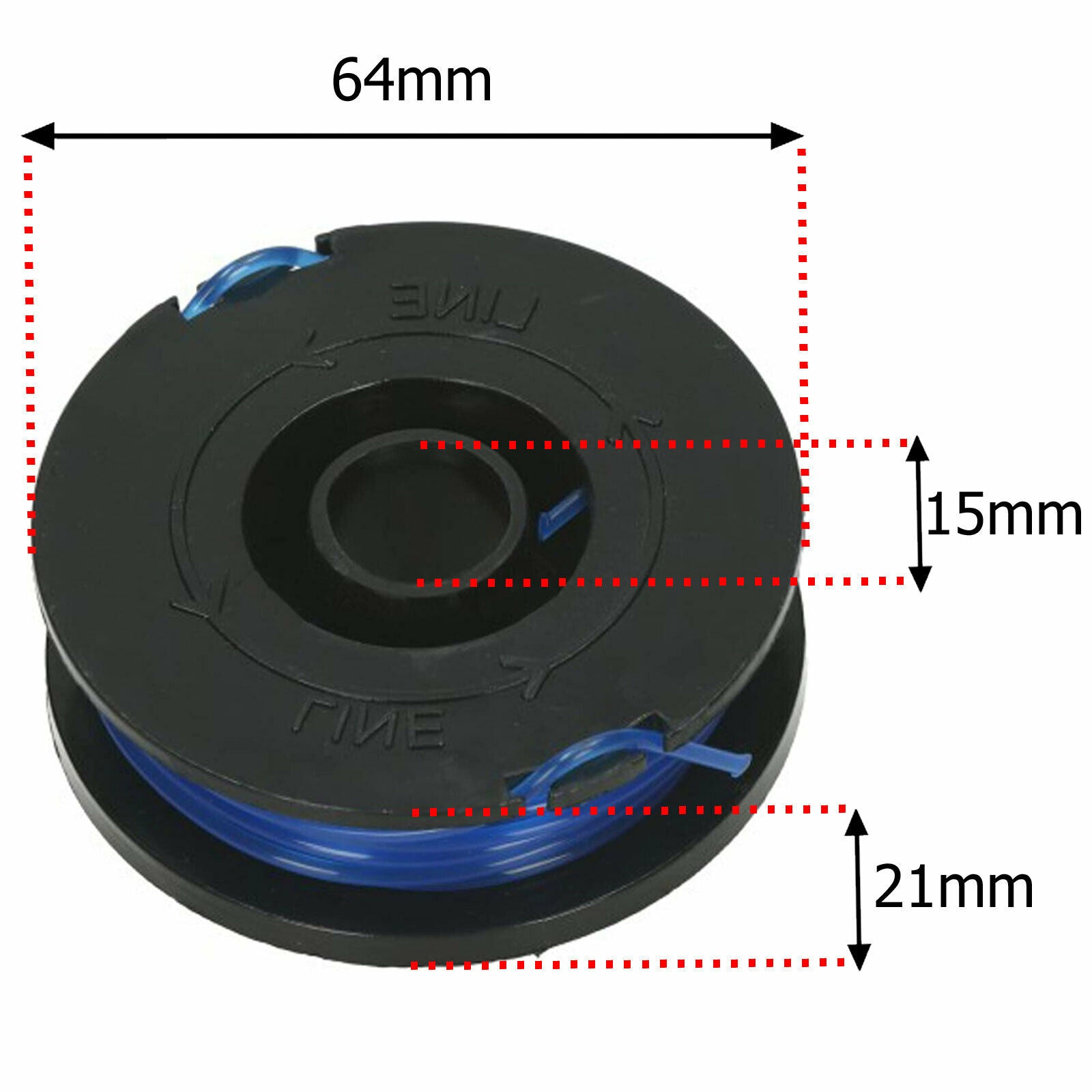 5m Twin Line & Spool for MAC ALLISTER MGT430 Strimmer Trimmer