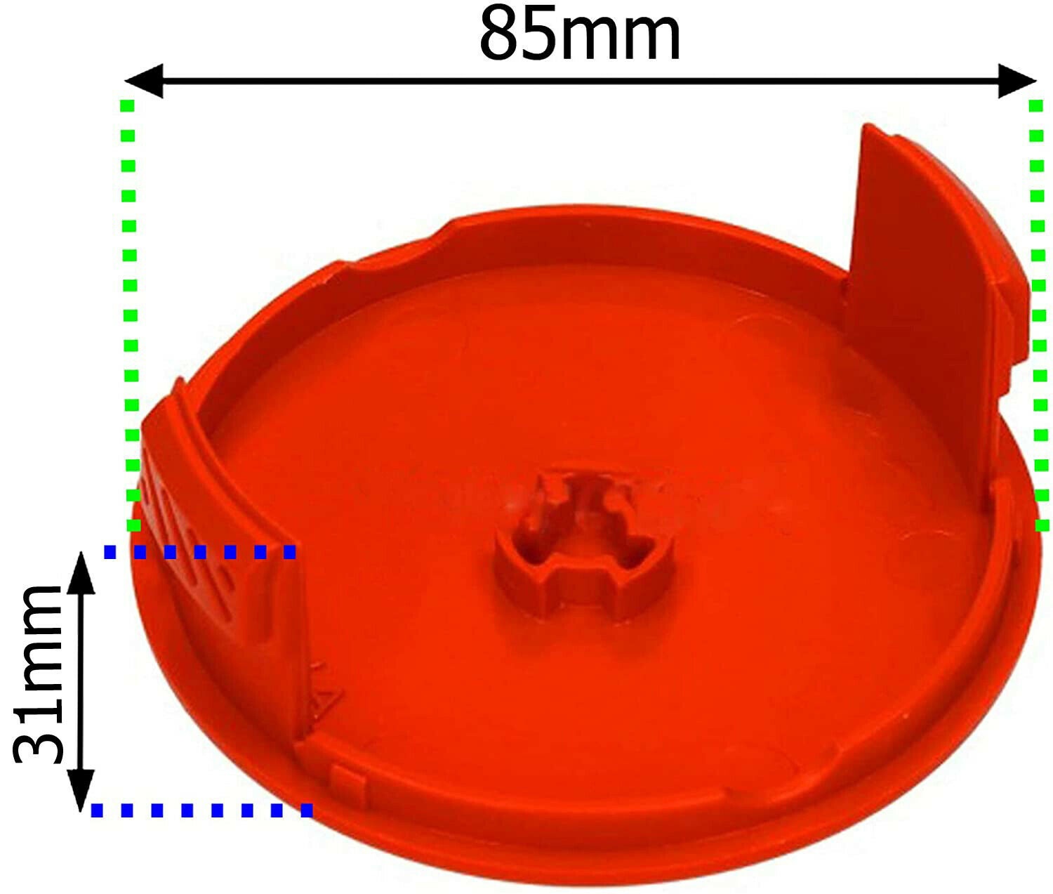 Spool Line and Cover for Black and Decker GL301 GL340 GL430 GL550 GL570 Strimmer Trimmer (10m x 1.5mm)