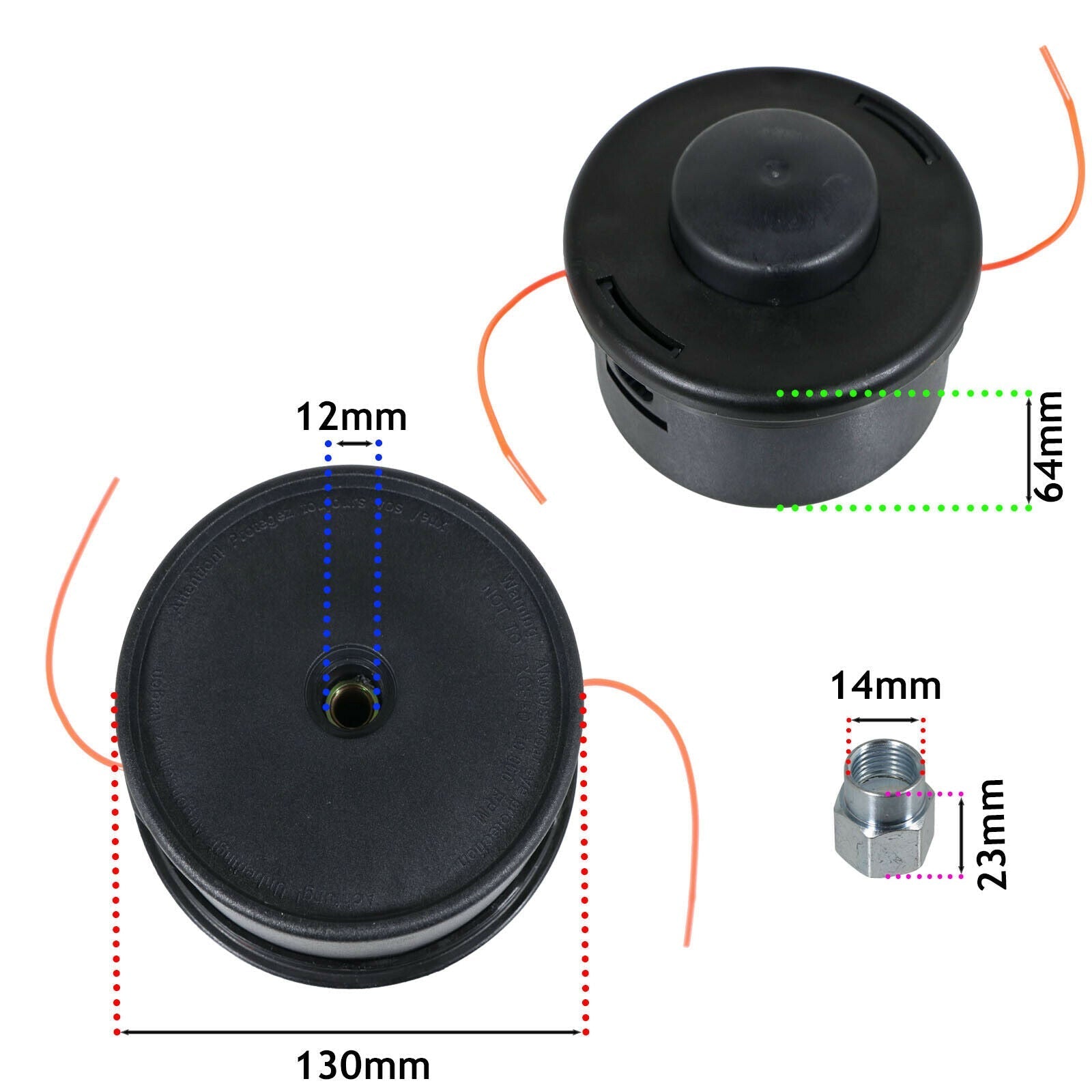 Trimmer Head for STIHL AutoCut FS350 FS400 FS410 FS450 FS480 Brushcutter 40-2