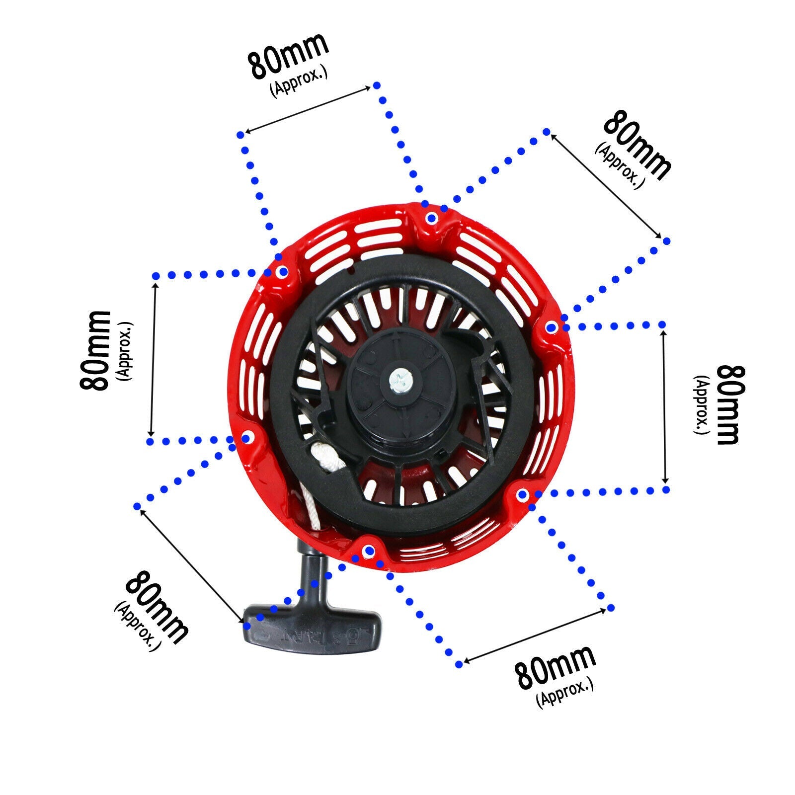 Recoil Starter for HONDA GX110 GX120 GX140 GX160 GX200 Pull Cord Start Engine