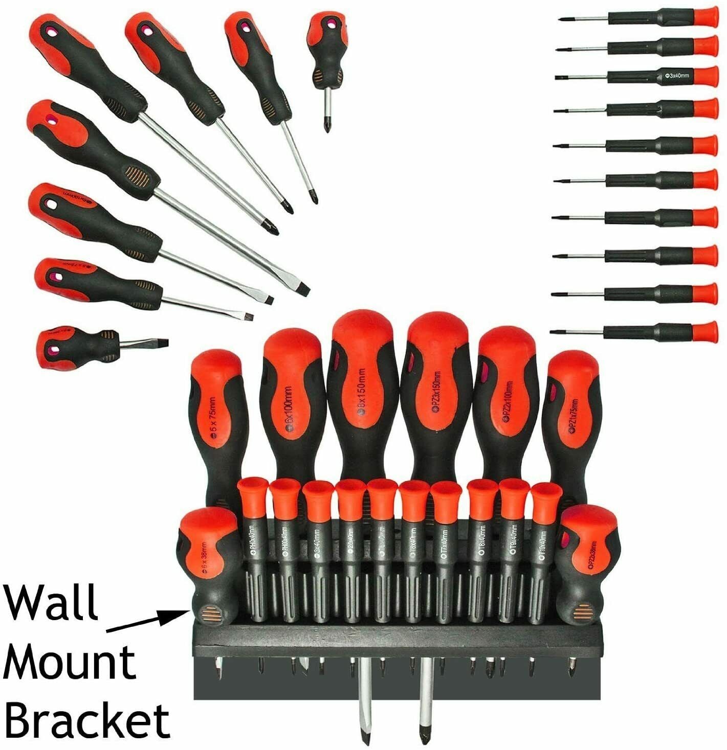 Screwdriver Set Tool Kit Ratchet Wrench Socket Driver Tool Belt Precision 48 Pce