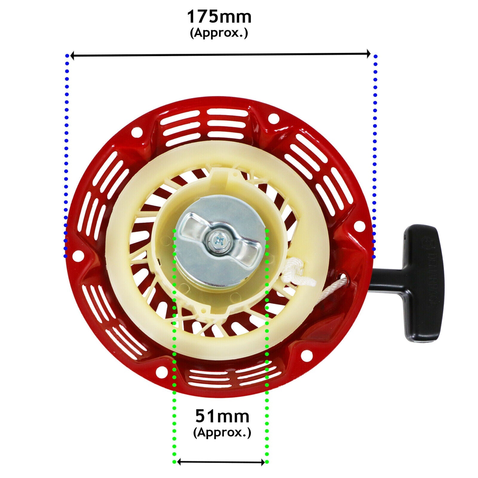 Recoil Starter for HONDA GX110 GX120 GX140 GX160 GX200 Engine Pull Cord Start