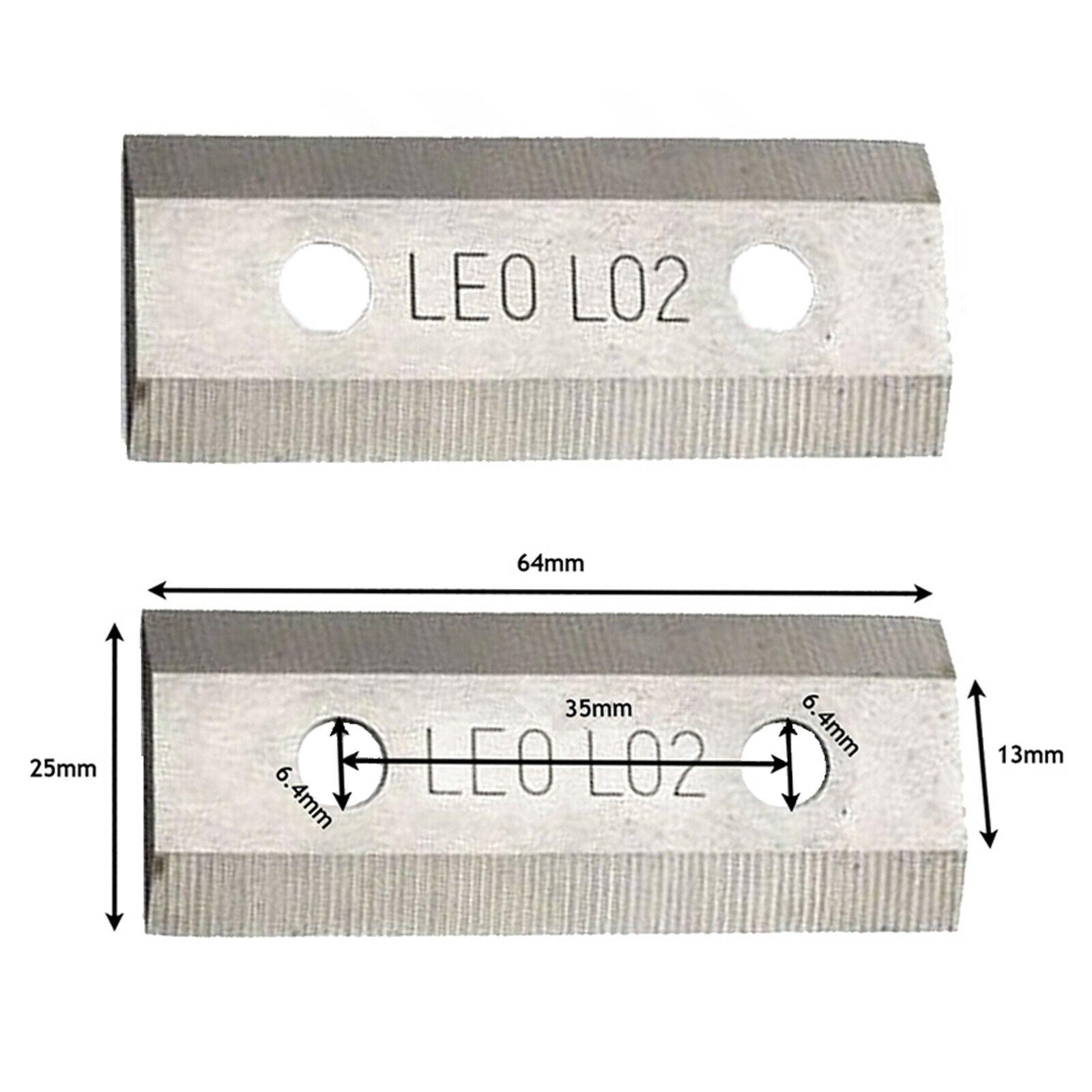 Metal Blades for Garden Shredders LE0L02 64mm